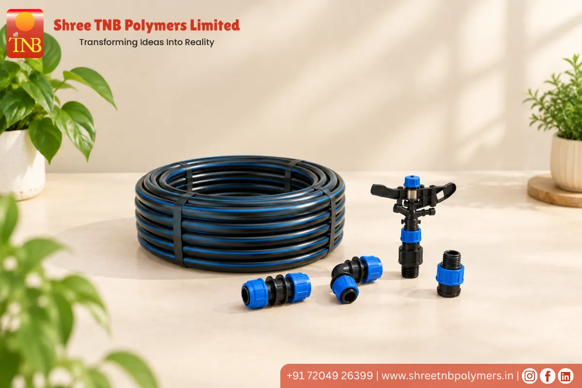 Portable Sprinkler Pipe with Fittings: Ideal for Seasonal and Multi-Field Use